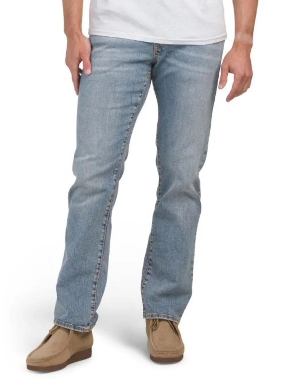 TRUE RELIGION Ricky Big T Flap Relaxed Straight Leg Jeans